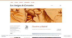Desktop Screenshot of losamigosdecervantes.com